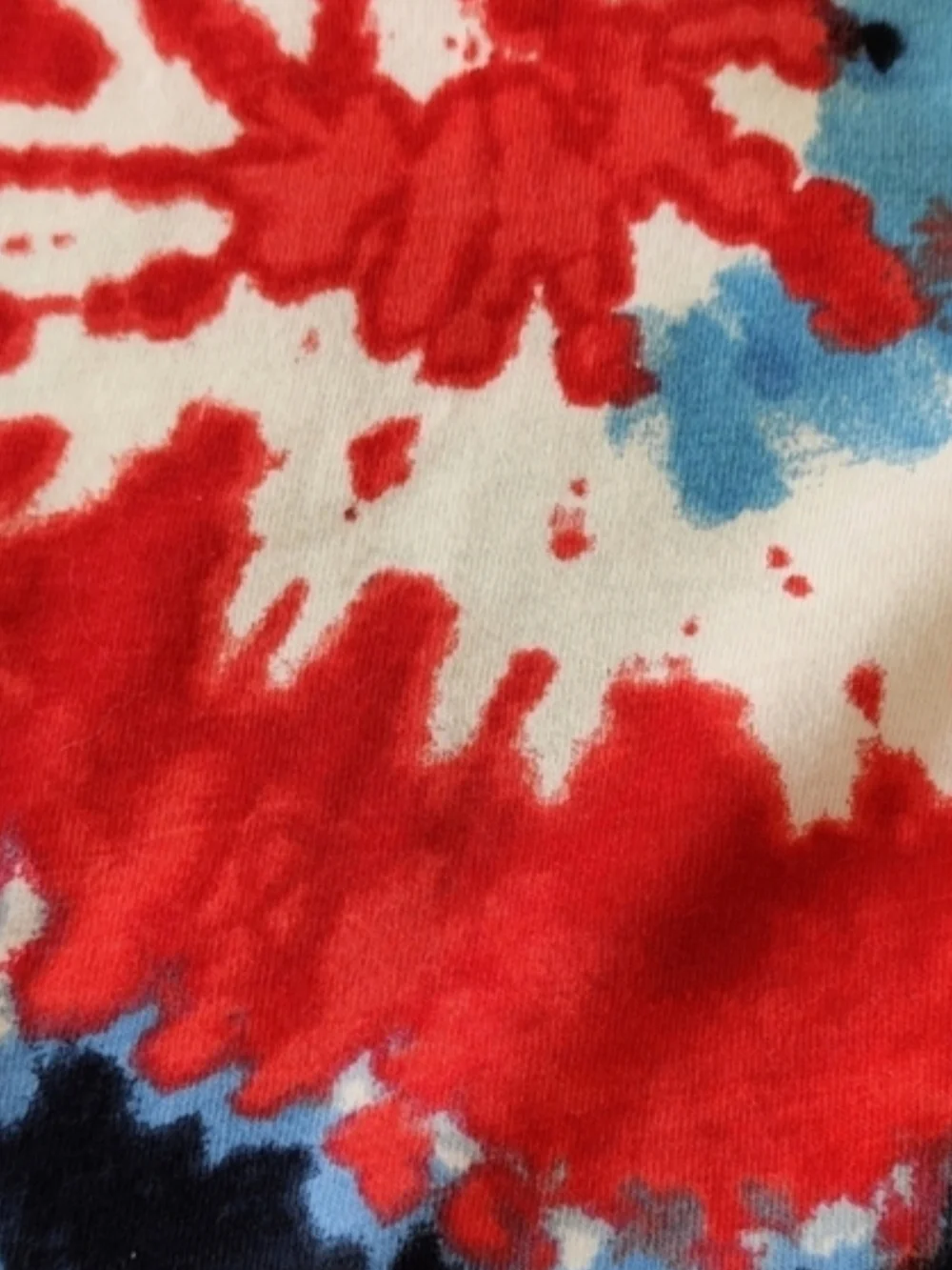 The Children's Place Red, White & Blue Tye Dye Girls Tank Top Size L 10/12 💰